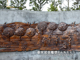 重庆浮雕锻铜雕塑 (2)
